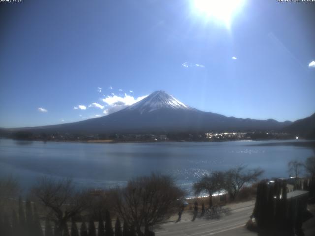 河口湖からの富士山