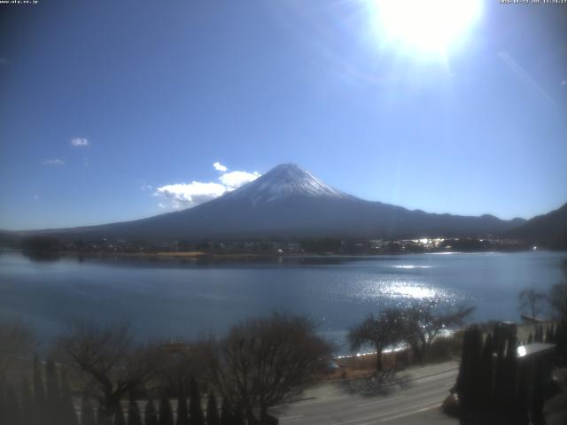 河口湖からの富士山