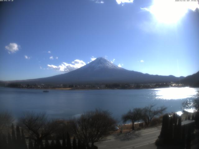 河口湖からの富士山