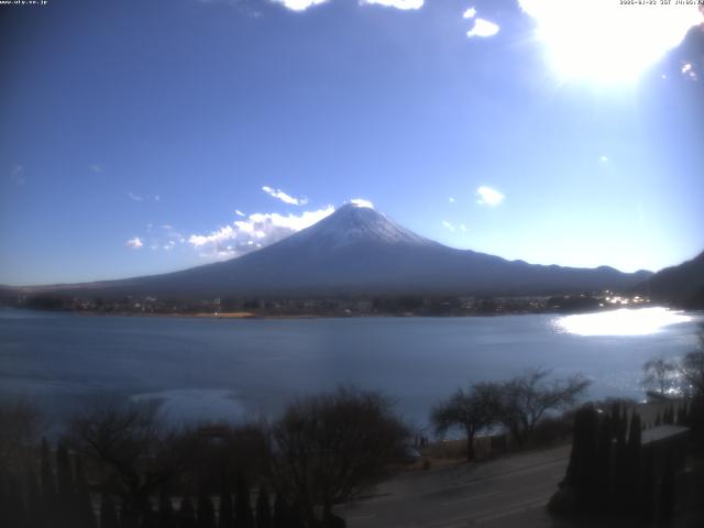 河口湖からの富士山