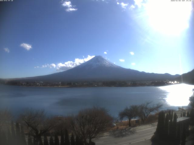 河口湖からの富士山