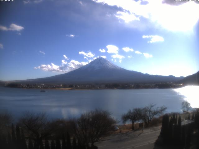 河口湖からの富士山