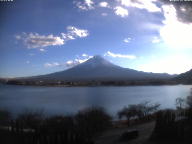 河口湖からの富士山