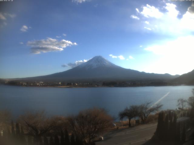 河口湖からの富士山