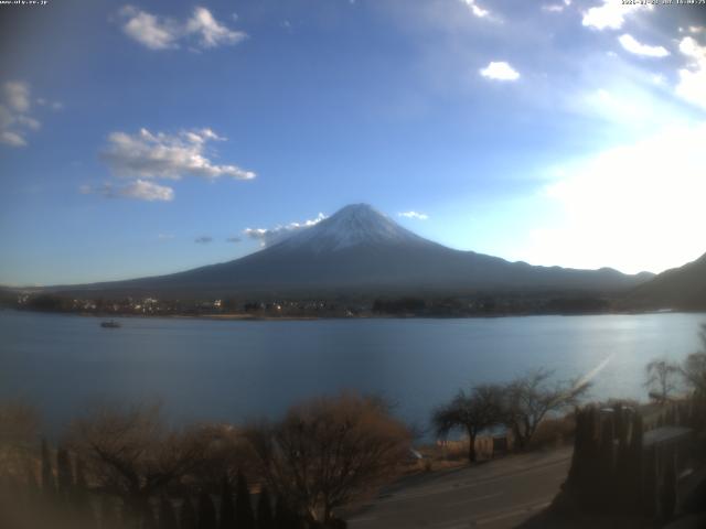 河口湖からの富士山