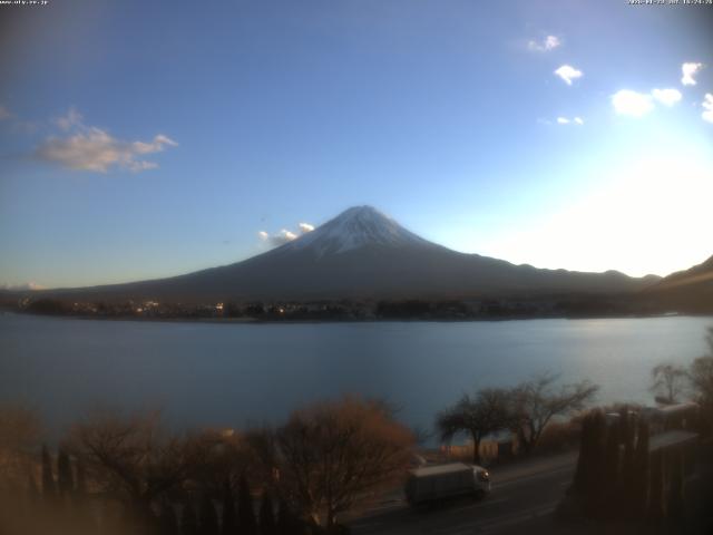河口湖からの富士山