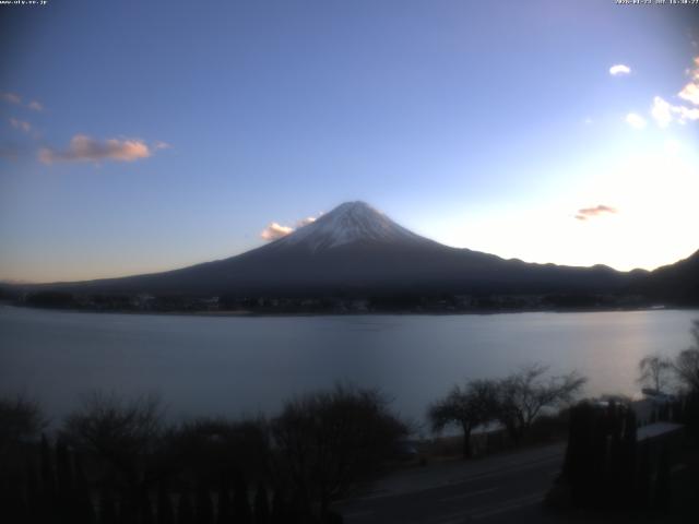 河口湖からの富士山