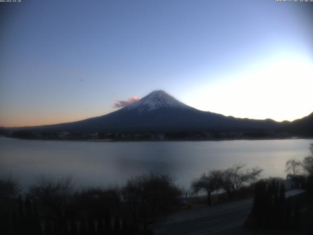 河口湖からの富士山
