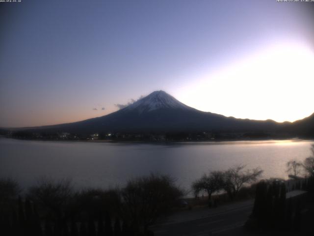 河口湖からの富士山