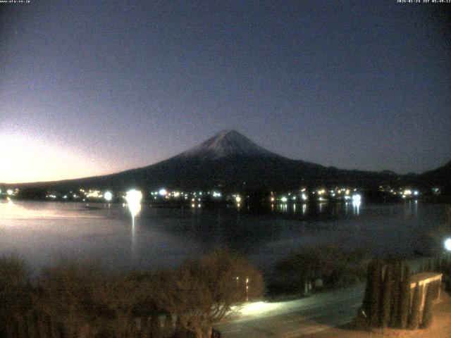 河口湖からの富士山