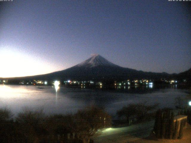 河口湖からの富士山