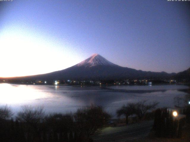 河口湖からの富士山