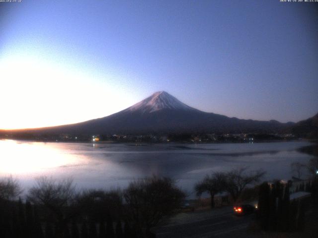 河口湖からの富士山