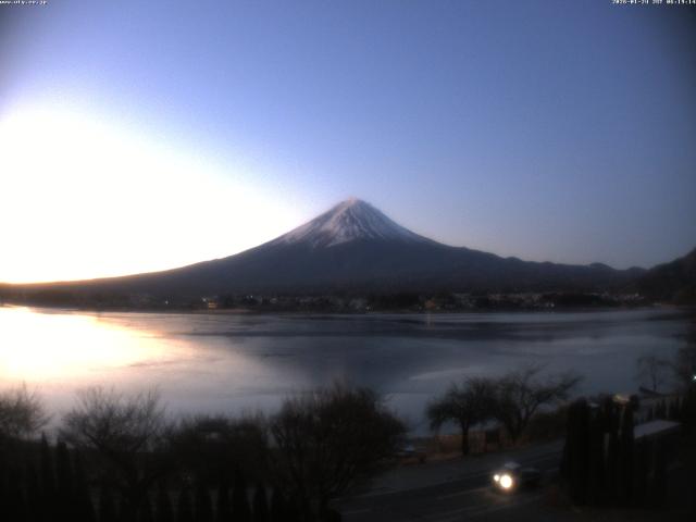 河口湖からの富士山