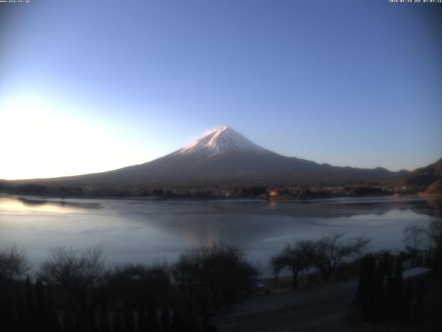 河口湖からの富士山