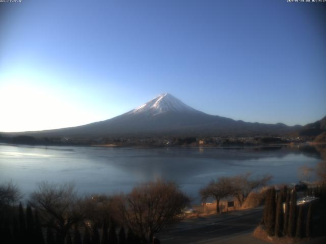 河口湖からの富士山