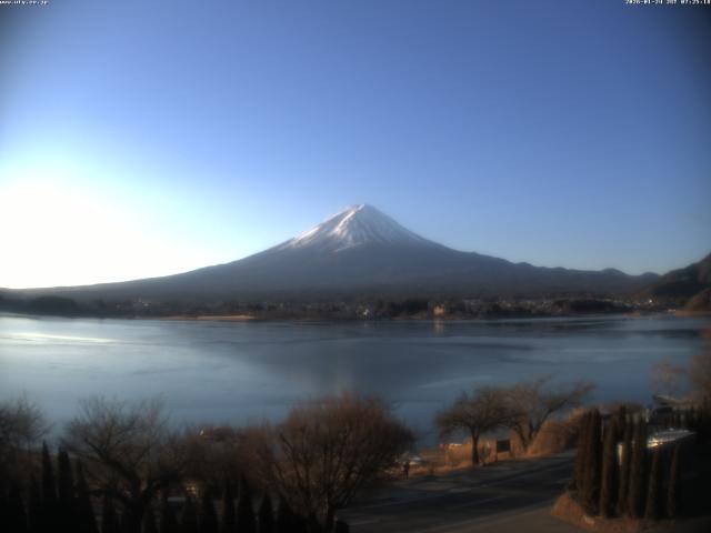 河口湖からの富士山
