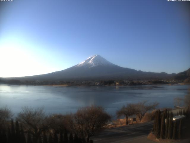 河口湖からの富士山
