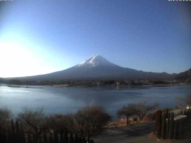 河口湖からの富士山