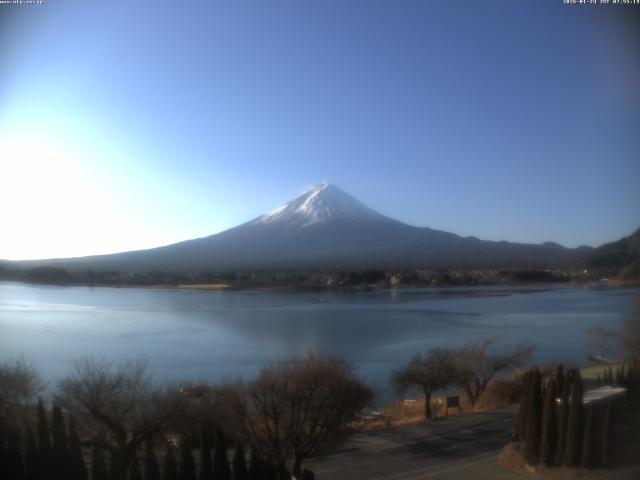 河口湖からの富士山