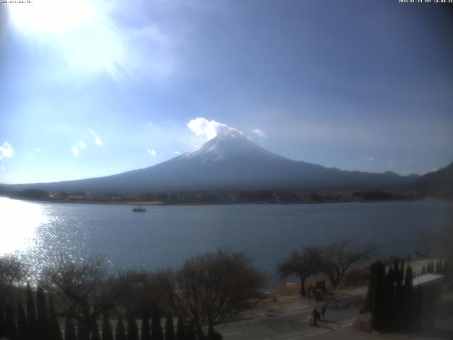 河口湖からの富士山