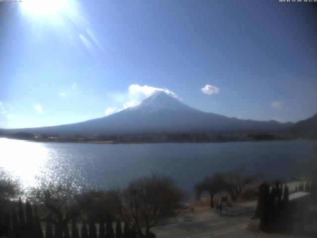 河口湖からの富士山