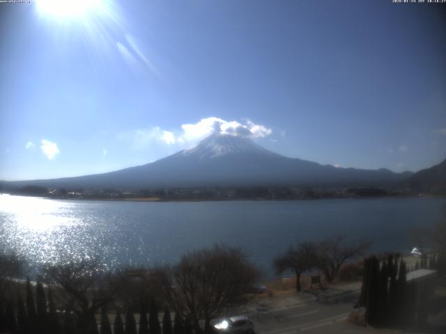 河口湖からの富士山