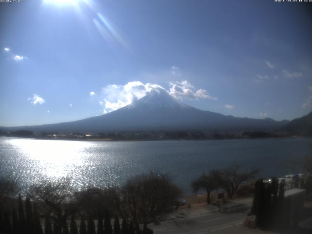 河口湖からの富士山
