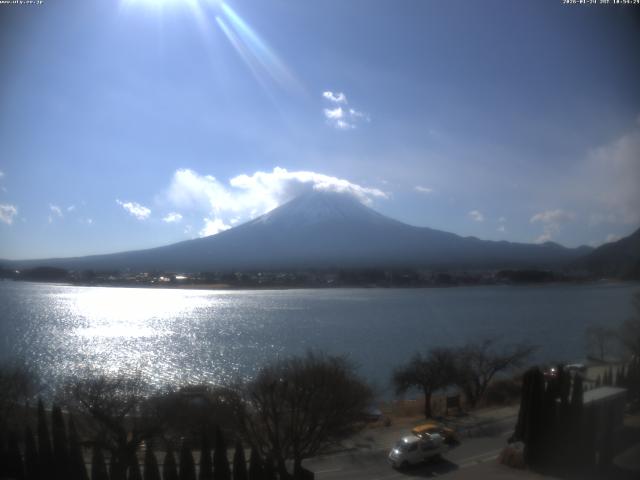河口湖からの富士山