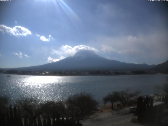 河口湖からの富士山
