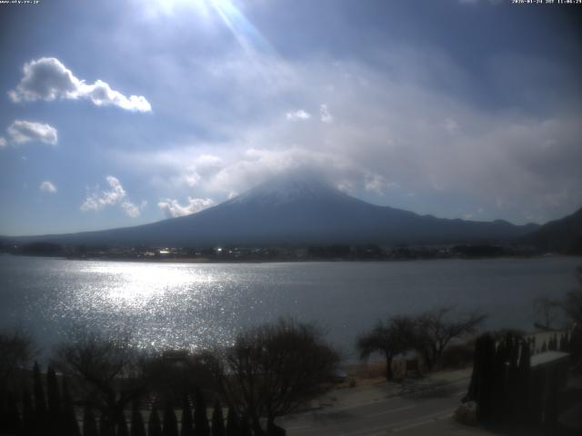 河口湖からの富士山
