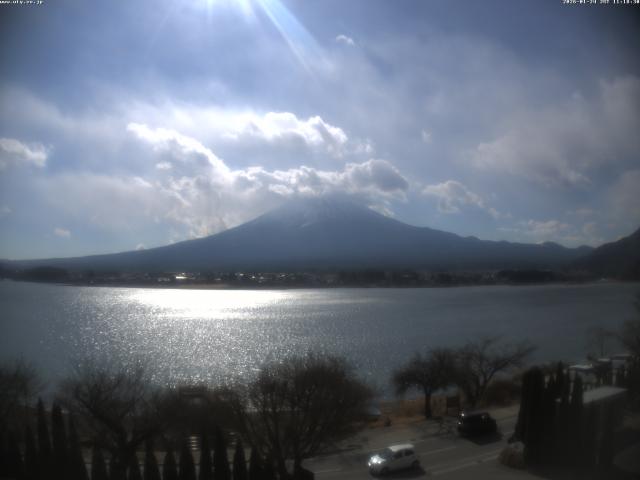 河口湖からの富士山