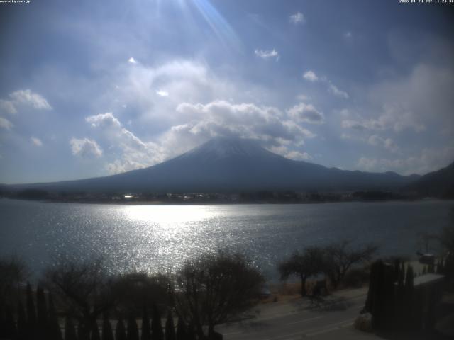 河口湖からの富士山