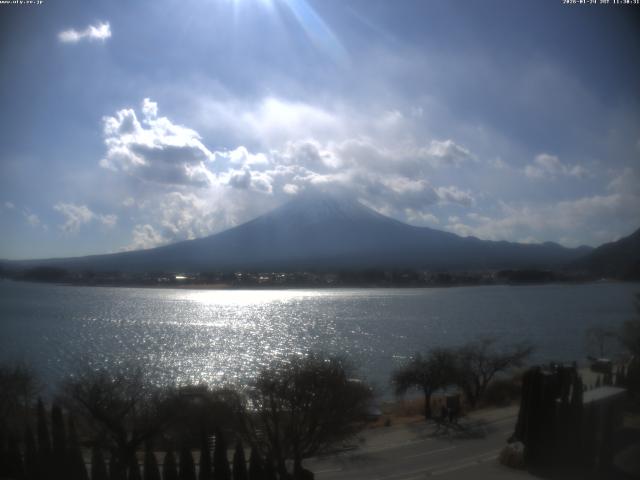 河口湖からの富士山