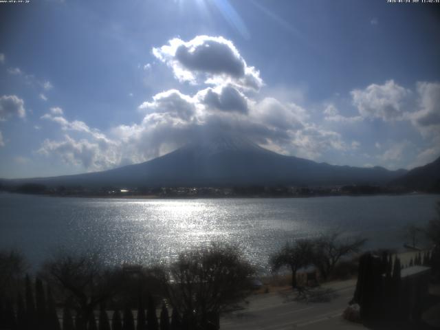 河口湖からの富士山