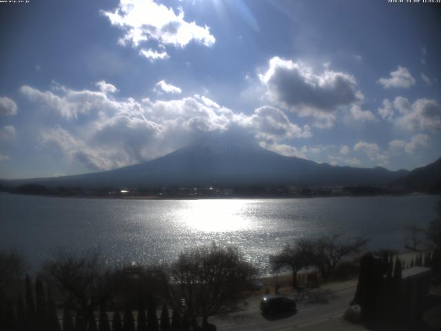 河口湖からの富士山