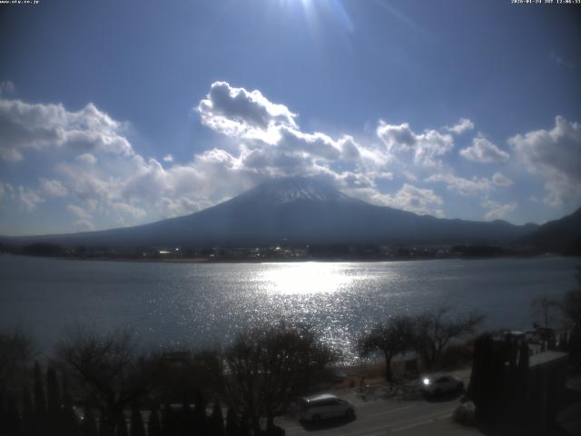 河口湖からの富士山