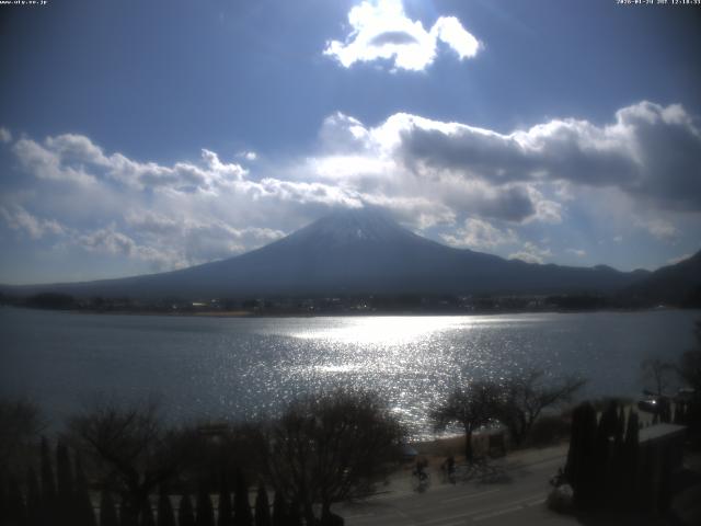河口湖からの富士山