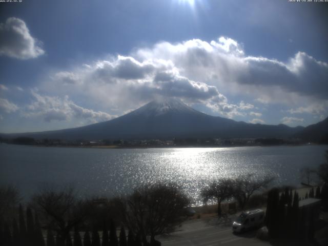 河口湖からの富士山