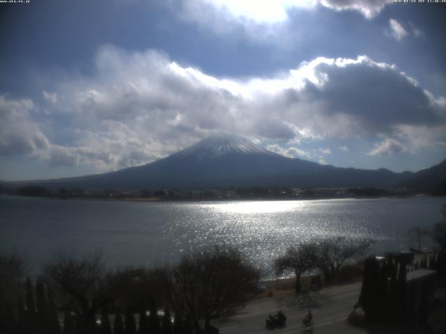 河口湖からの富士山