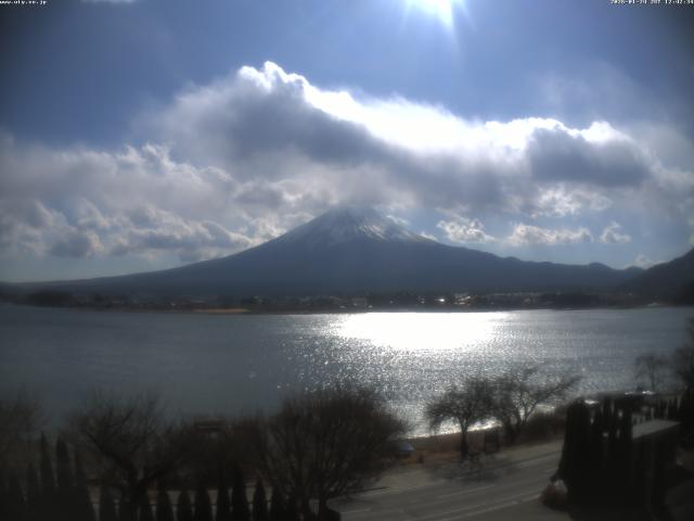 河口湖からの富士山