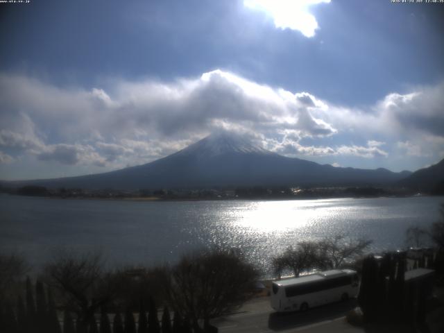 河口湖からの富士山