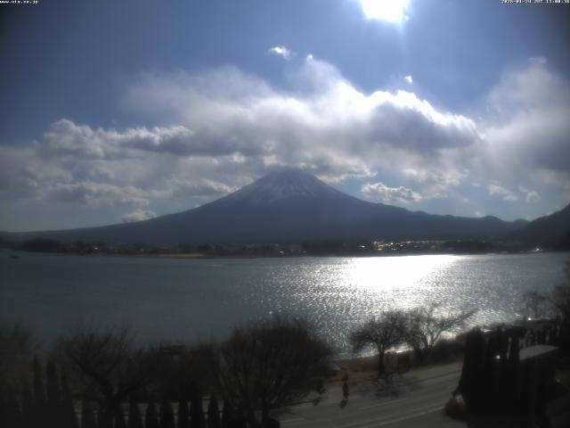 河口湖からの富士山