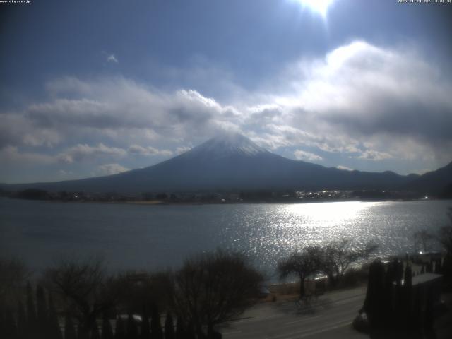 河口湖からの富士山
