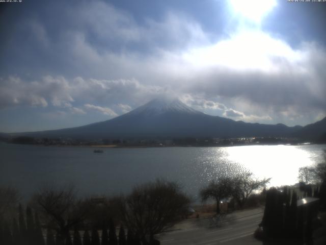 河口湖からの富士山