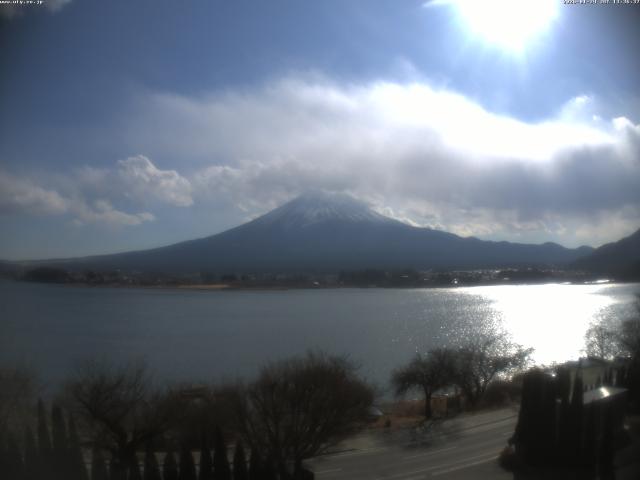 河口湖からの富士山