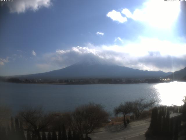 河口湖からの富士山