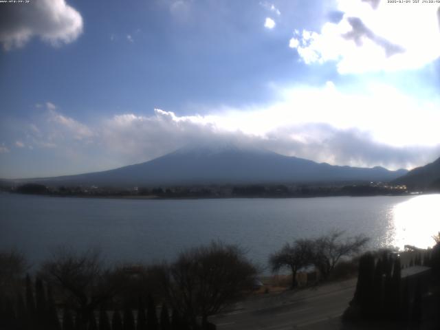 河口湖からの富士山