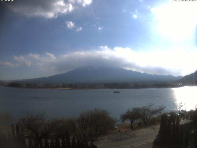 河口湖からの富士山