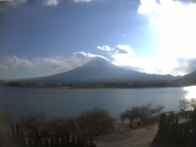 河口湖からの富士山